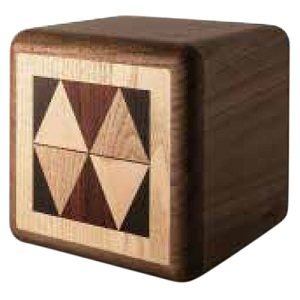 Trilogy Walnut Wood Urn